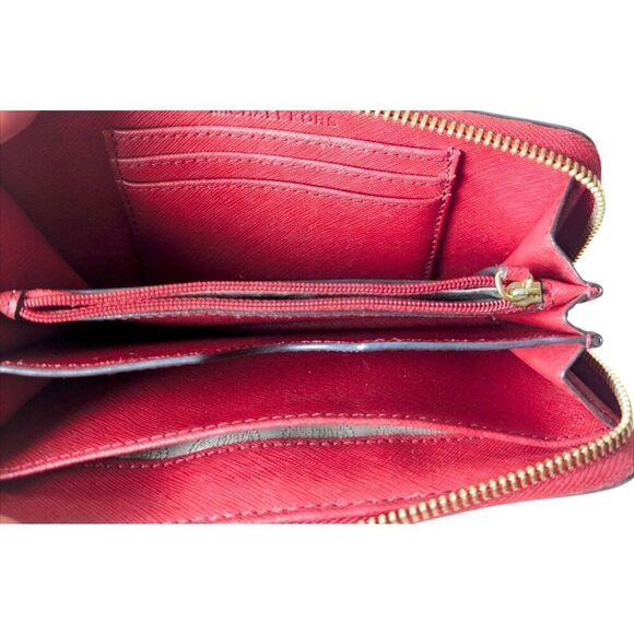 MICHAEL KORS Jet Set Saffiano Leather Wallet Wristlet - Picture 8 of 8